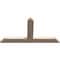 Ekena Millwork Portland Smooth Timber Gable Bracket, Douglas Fir, 36"W x 19"H x 1 1/2"D x 3 1/2"F, 13/12 Pitch GBW036X19X0204POR00SDF - alternate 2